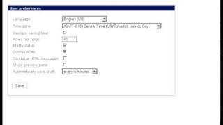 RoundCube Modifying the personal settings by Host4Go Tutorials