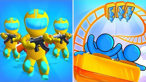 Imposter Clash 3D Vs Runner Coster⚫️⚫️⚫️All New Levels Walkthrough Gameplay JU4