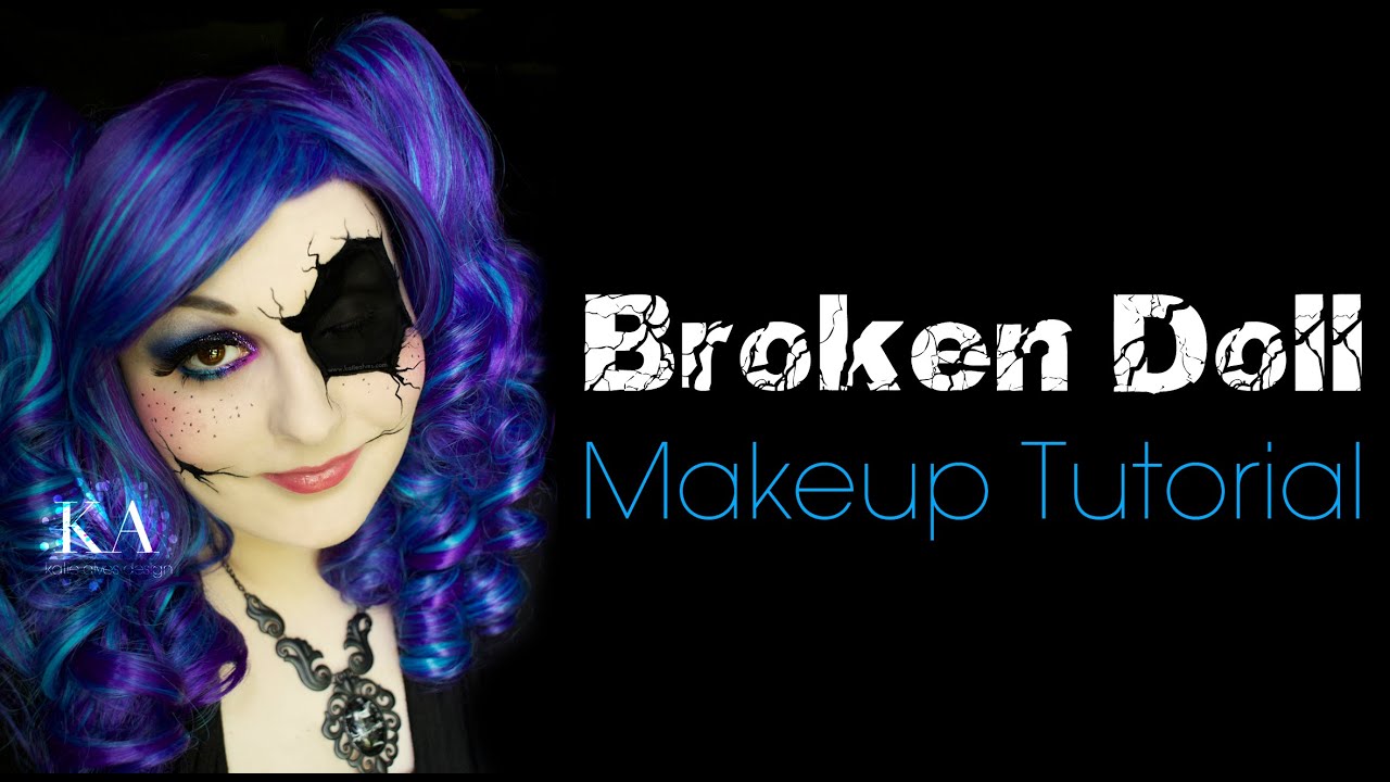 Broken Doll Halloween Makeup Tutorial YouTube