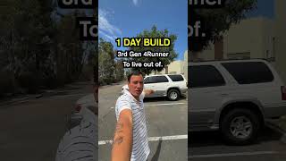 1 Day Build on a 3rd Gen 4Runner!