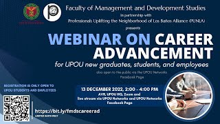 Webinar on Career Advancement