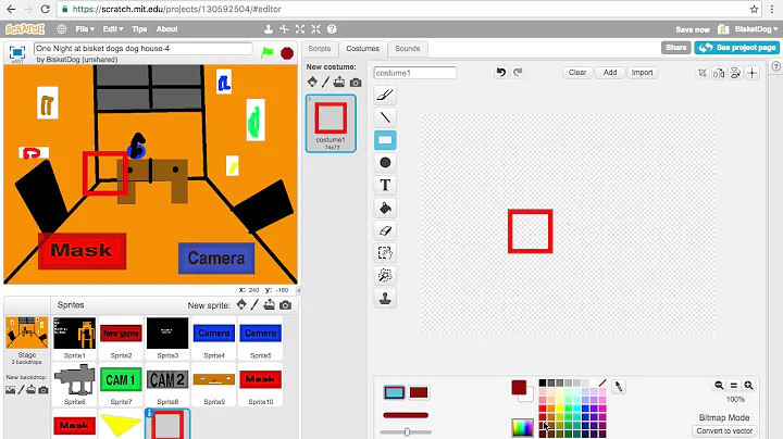 How to make a fnaf fan game on Scratch: Part 4