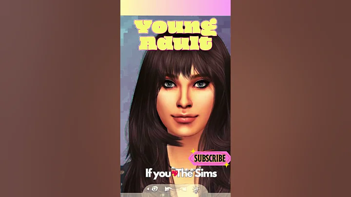 GROW UP WITH MY SIM! | The Sims 4 #shorts #thesims #thesims4