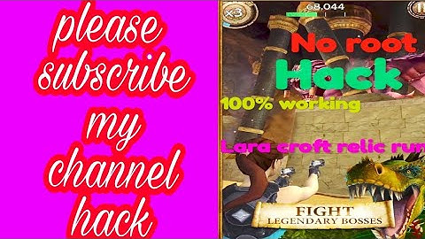 how to get unlimited coins in Lara croft relic run ( without root) | How to hack relic run game