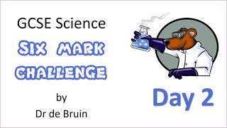 Dr de Bruin's AQA 6 mark science challenge - Day 2 - The structure of the atom