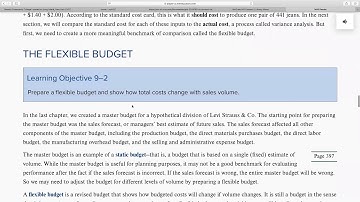 ACC 102 CHAPTER 9: STANDARD COSTING AND VARIANCE ANALYSIS