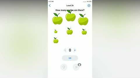 Easy Game - How many apples are there? - Level 26 solution