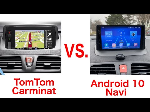 TomTom Carminat VS. Android 10 Navi (in Renault Megane 3) - Build in & Review (GERMAN)