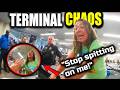 Intoxicated Woman’s Airport Meltdown Ends in Chaos After Terminal Mix-up