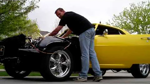 1969 Camaro RS/SS 496 Big Block First start.