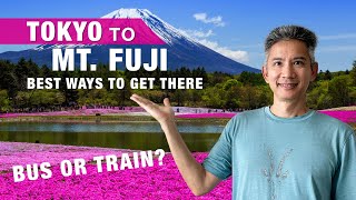 How to Get from TOKYO to MT. FUJI, Kawaguchiko 5 Lakes, by Bus or Train