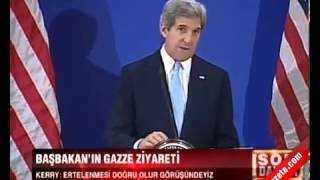 Abd Dışişleri Bakanı Kerry Erdoğan, Gazze Ziyaretini Ertelese İyi Olur