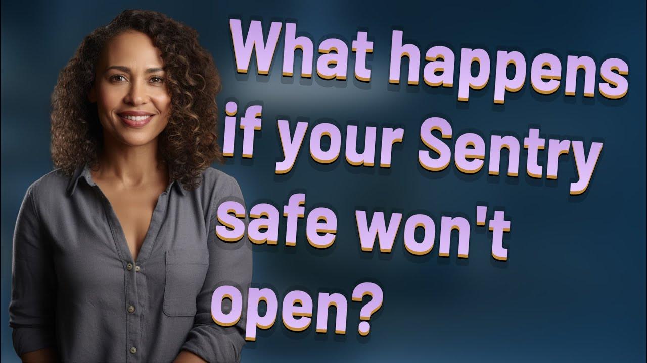 What happens if your Sentry safe won't open? YouTube