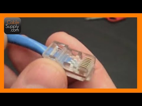 How to make a Cat5e Network/Ethernet Cable - YouTube keystone rj45 wiring diagram for 