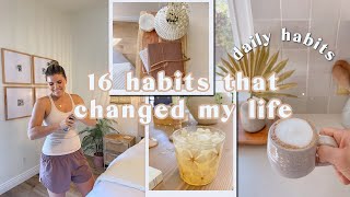 16 healthy habits that changed my life! physically, emotionally & hormonally ✨