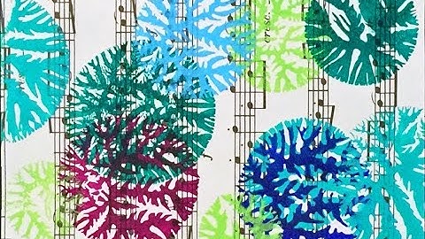 Dendritic Monoprinting - Circles