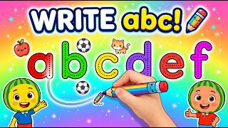 Small ab👉 Draw Small abc ✏️ | Learn Lowercase Letters | Magic Writing ✨ | Draw abc a to z for Kids 👶