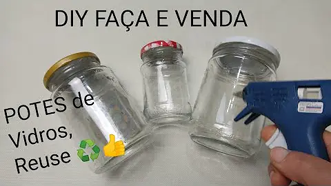 Como decorar potes de vidro de geleia?