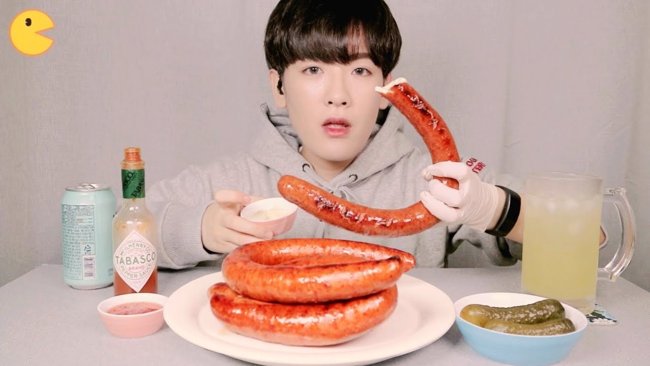 육즙 퍽퍽터지는 킬바사 리얼사운드 먹방ㅣKIELBASA (Sausages) Eating show MUKBANGㅣYAMMoo