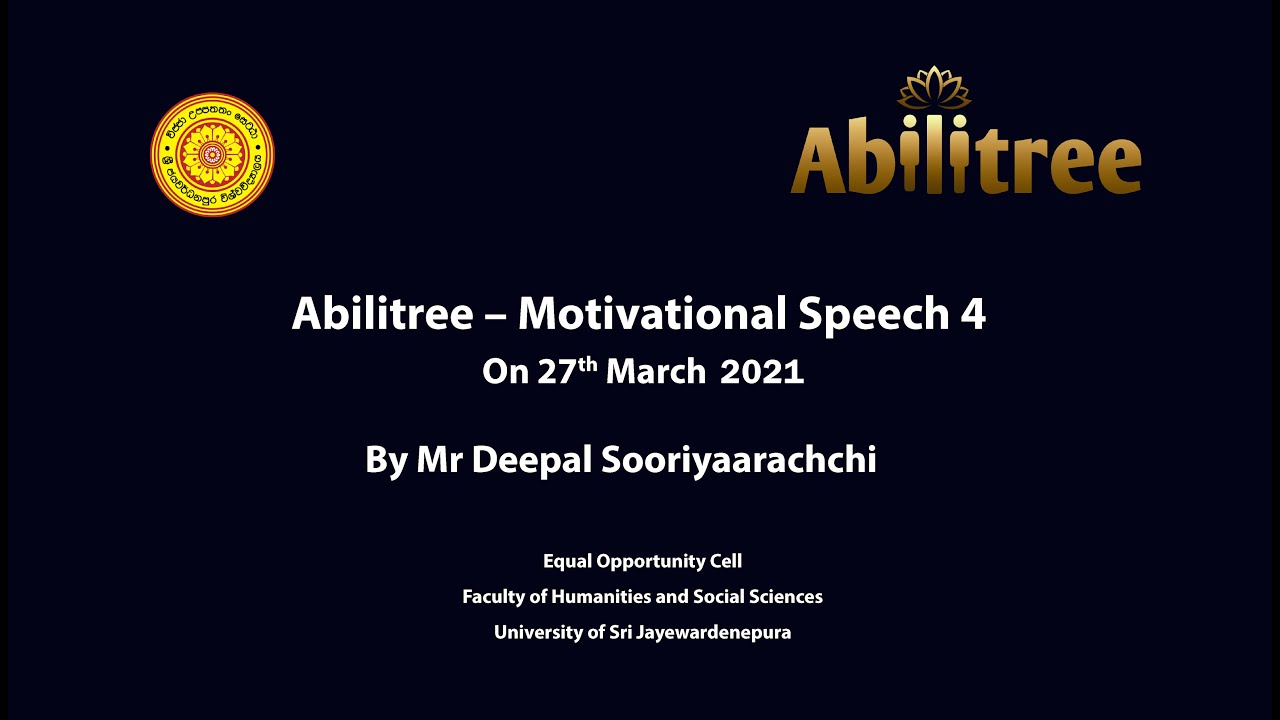 Abilitree Lecture Series : Talk 04 - YouTube