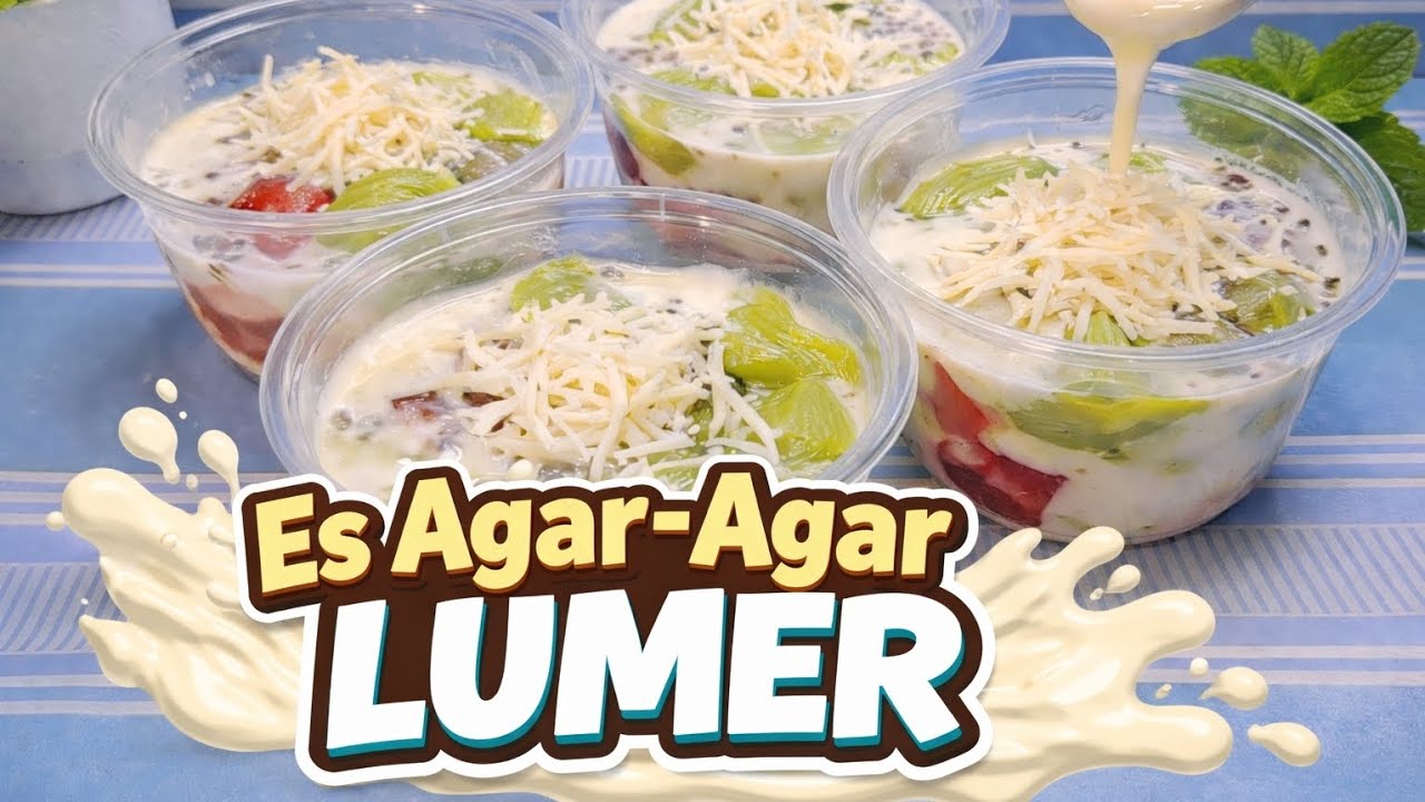 Minuman Viral 2026! Es Agar-Agar Lumer Cantik & Enak Banget#dapurmamanaca 