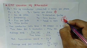 EMF Equation of Alternator