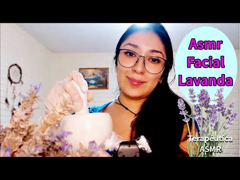 Asmr Facial Lavanda Susurros / Whisper Spanish Asmr