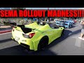 SEMA ROLLOUT MADNESS!! REVVING LAMBOS, CRAZY BUILDS, & MORE!!! ( FORZA IRL )