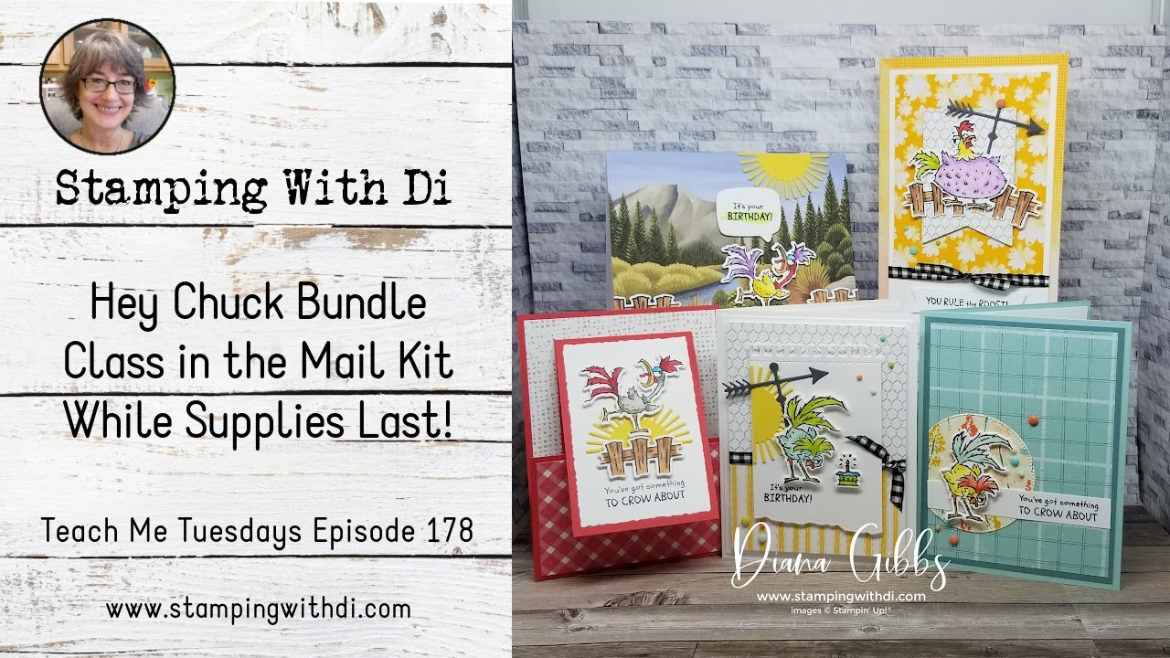 Tuesday Mail Hey Chuck Bundle Class in the Mail Kit - Teach Me Tuesdays Episode 178 ...