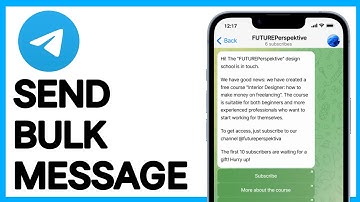 How To Send Bulk Message on Telegram