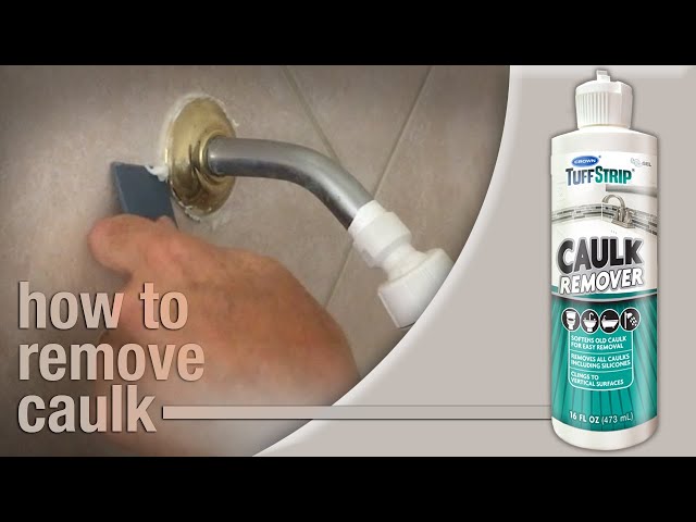 How to Remove Caulk with EASE using Crown Tuff-Strip Caulk Remover 