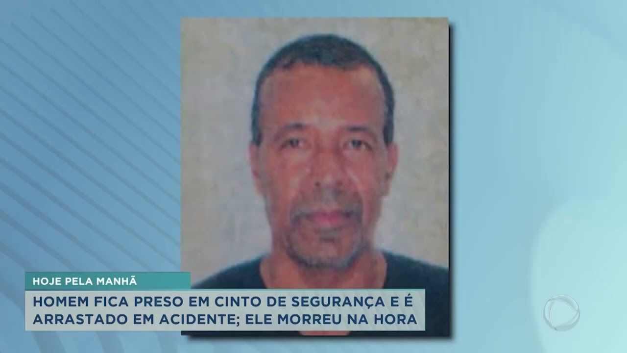 Homem fica preso em cinto de segurança e é arrastado em acidente Homem fica preso em cinto de segurança e é arrastado em acidente