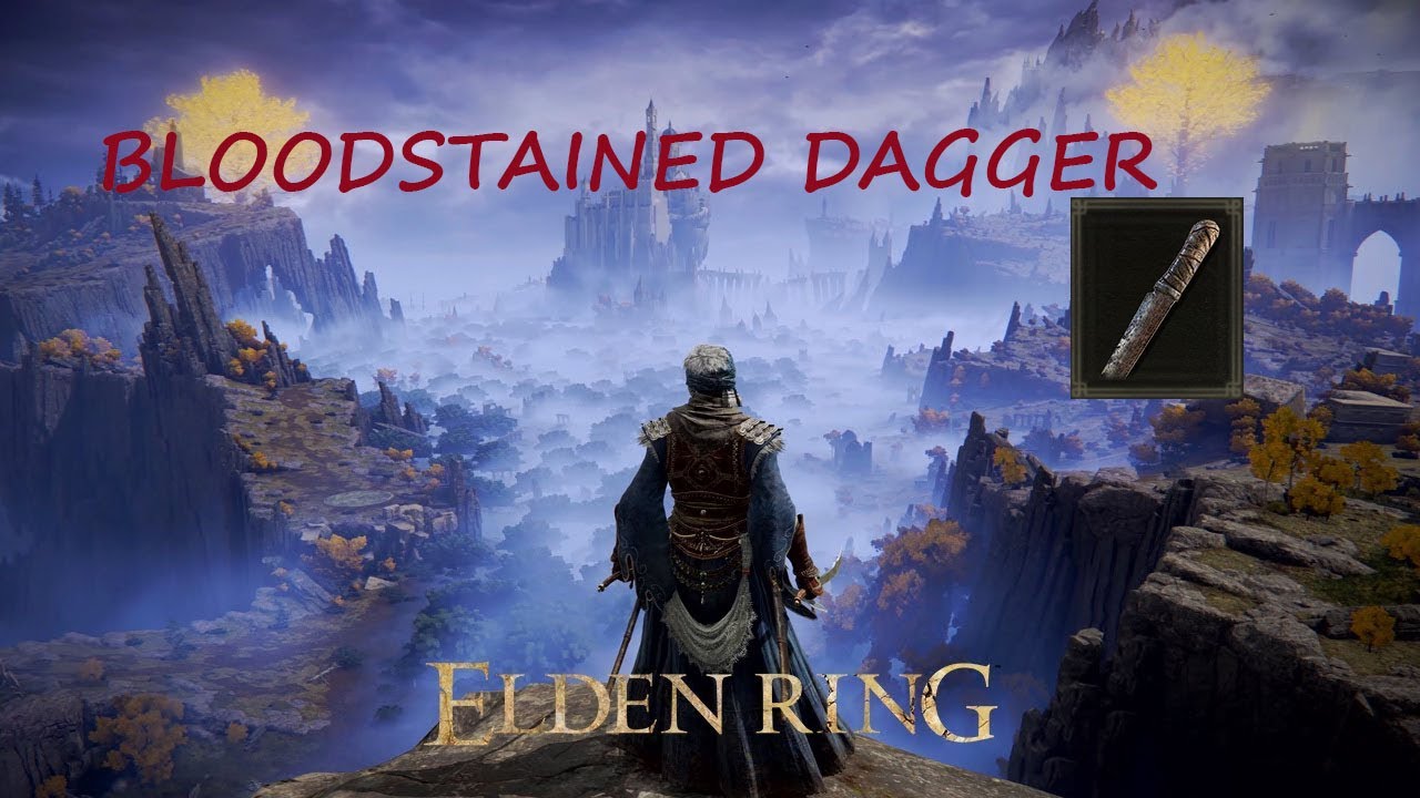 Elden Ring Bloodstained Dagger move set YouTube