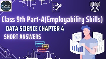 Class 9 Data Science Part-A Chapter 4 - Entrepreneurial Skills- I Short Answers Video
