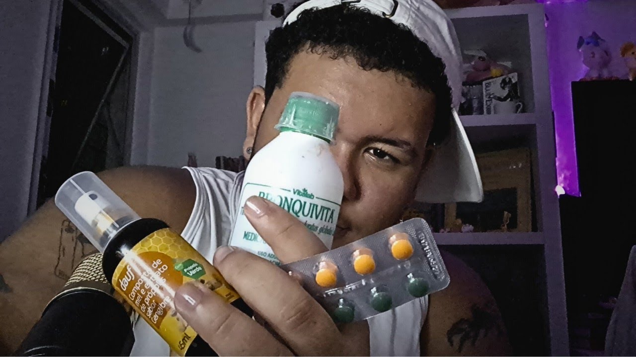 ASMR CUIDANDO DE VOCÊ GRIPADO 🤧💊