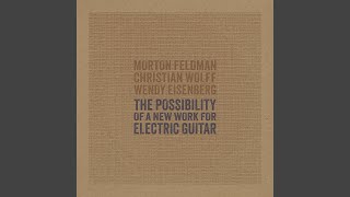 The Possibility Of A New Work For Electric Guitar (1966)