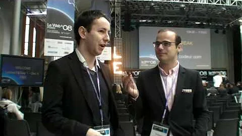 Thibaut Thomas and Laurent Francois at LeWeb08 in ...