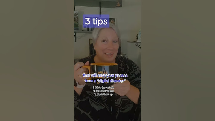 Losing your photos would be devastating! Here are 3 tips for you: 1