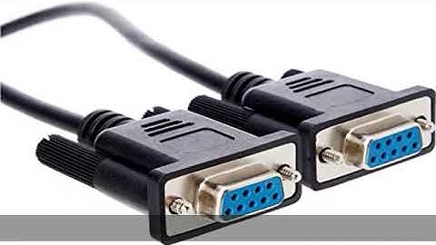 StarTech.com 1m Black DB9 RS232 Serial Null Modem Cable F/F - DB9 Female to Female - 9 pin RS232 Nu
