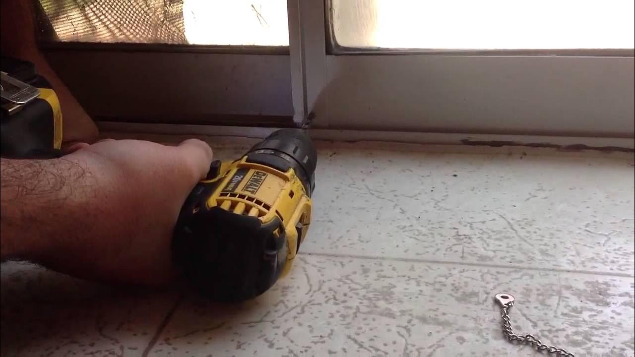 Patio pin lock installation YouTube