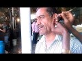 Raju the earcleaner at Bandra Bazar Road