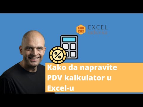 Kako da napravite PDV kalkulator u Excelu (Alat)