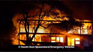 2ND ALARM: Fully Involved House Fire | Gilston, Gold Coast, QLD.