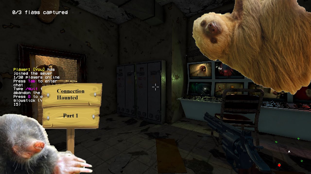 a sloth plays connection haunted because mole disappeared