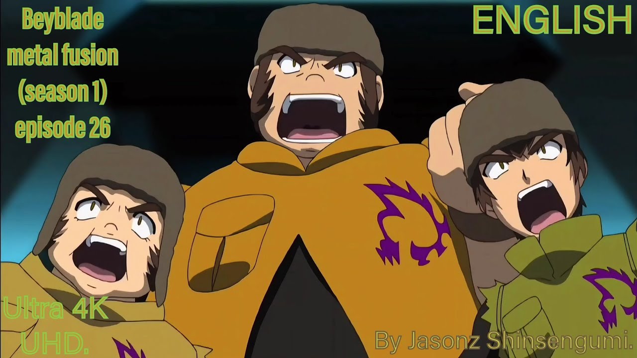 Beyblade metal fusion (season 1) episode 26 ENGLISH Ultra 4K UHD.