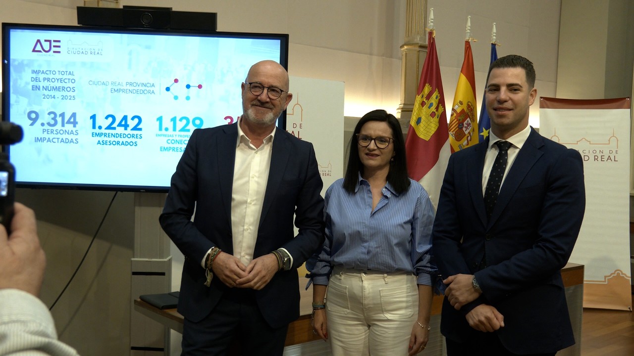 La Diputación de Ciudad Real presenta el programa Reactiva Empresa para apoyar a jóvenes empresarios