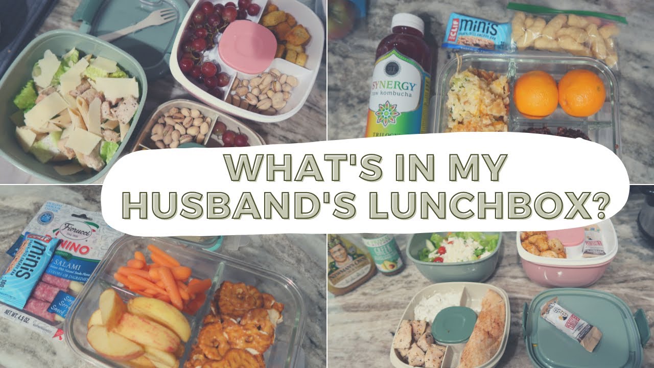 WHAT'S IN MY HUSBAND'S LUNCH? || LUNCH BOX IDEAS - YouTube