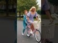 I taught my boyfriend how to ride a girls' bike! #makeup #transformation #tg #mtf #boytogirl #femboy