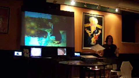 Janet Kuypers reads prose poem "Park Bench" at "On...