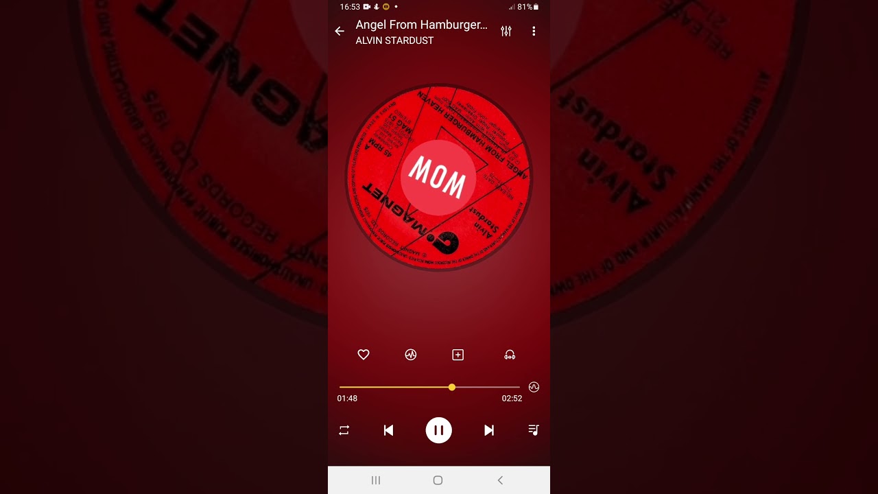 Angel From Hamburger Heaven ALVIN STARDUST